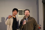 Masaki san and I having a beer ... or two ...