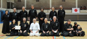 Oda Katsuo sensei - Tsuchiya sensei - Brussels Yaegaki-kai ABKF Koryu seminar 2011